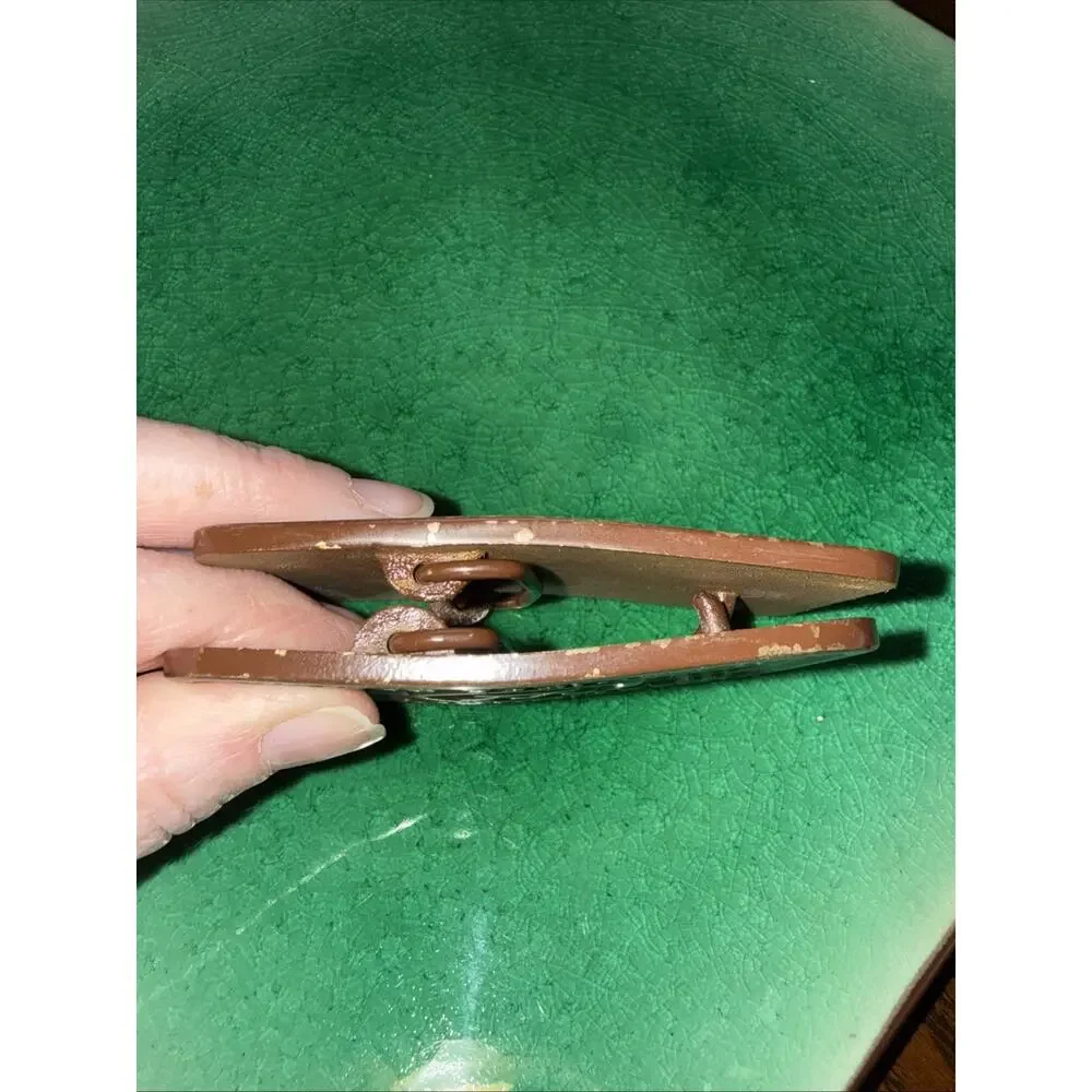 Vintage Set Of 2 Solid Brass 3